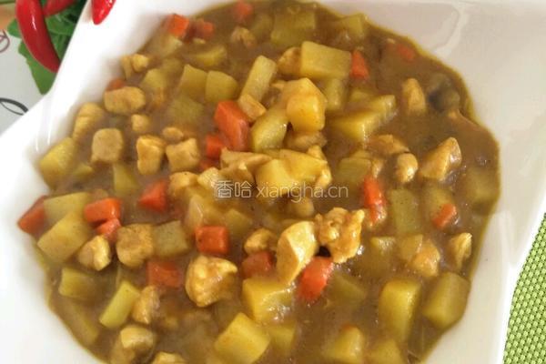 咖喱土豆鸡块的做法图解14