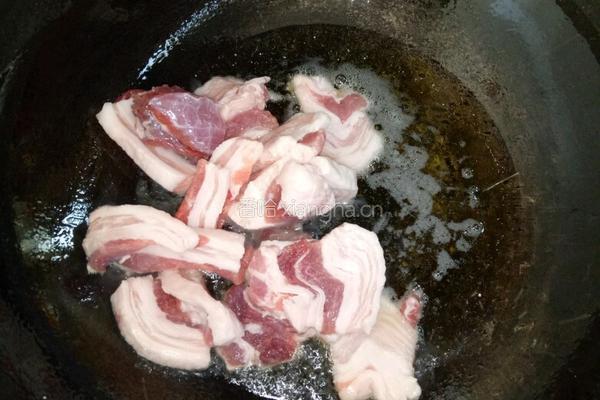土豆扁豆炖肉的做法图解3