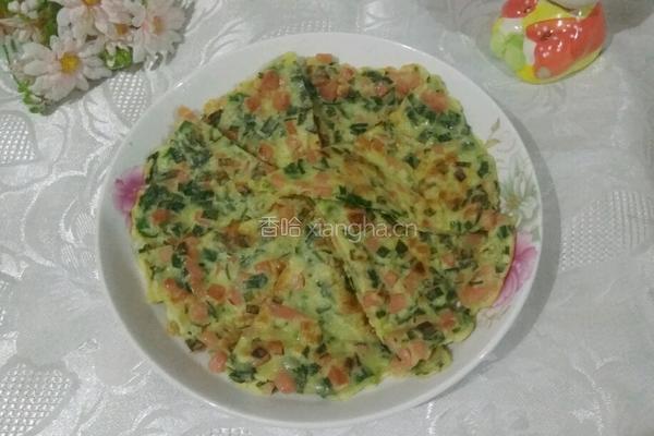 韭菜火腿鸡蛋饼的做法图解6