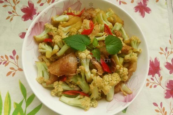 五花肉炒花椰菜的做法图解10