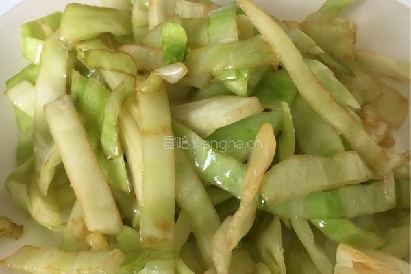 清炒卷心菜的做法图解5