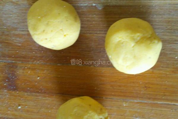 豆沙红薯糯米饼的做法图解8