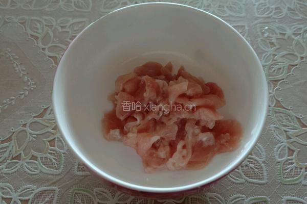 水萝卜炒肉的做法图解3