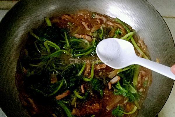 菠菜炖粉条的做法图解10