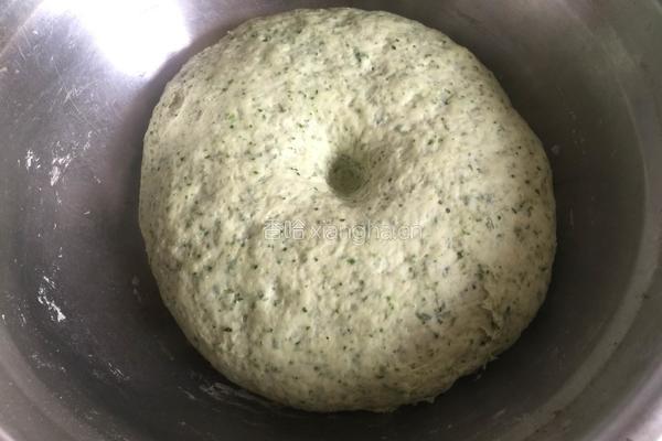 菠菜馒头的做法图解3
