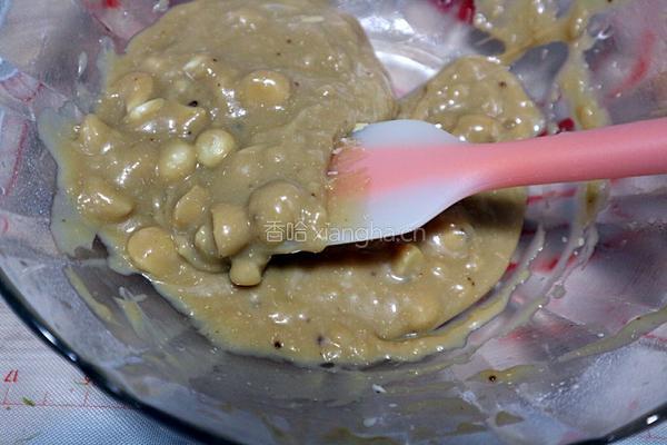 豆奶夏威夷果条的做法图解4