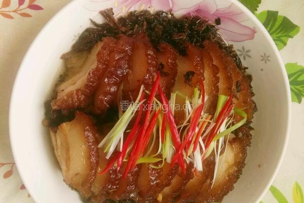 梅菜扣肉的做法图解16