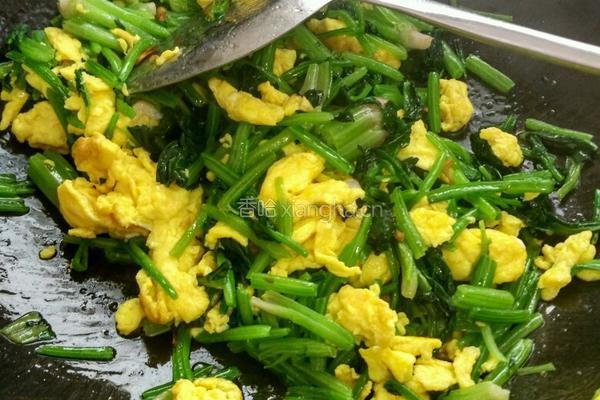 菠菜炒鸡蛋的做法图解10