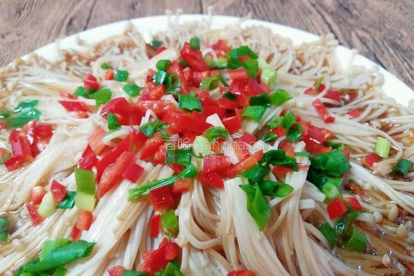 油泼金针菇的做法图解10