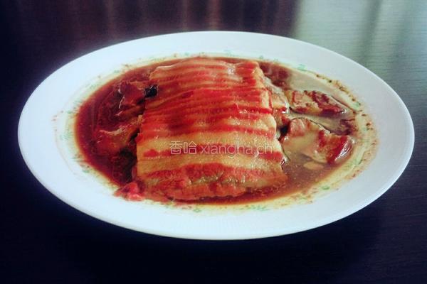 豆腐乳扣肉的做法图解13
