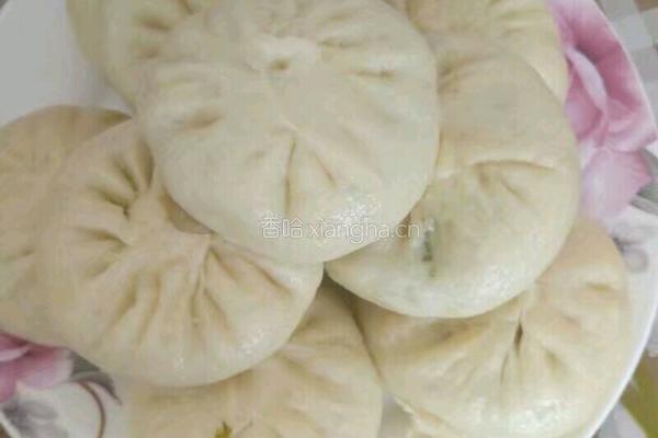 韭菜鸡蛋馅蒸包的做法图解12