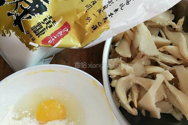 炸蘑菇的做法图解1