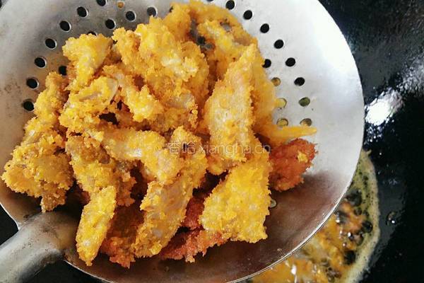 炸蘑菇的做法图解5