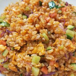 辣酱芝士炒饭的做法[图]