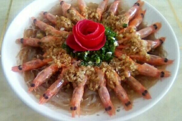 蒜蓉粉丝开背虾的做法图解12