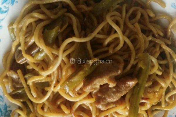 扁豆焖面的做法图解5