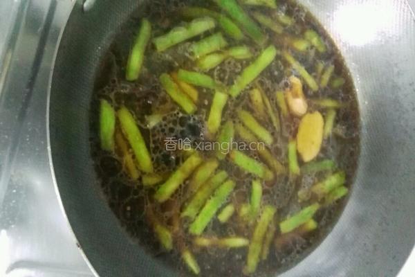 扁豆焖面的做法图解3