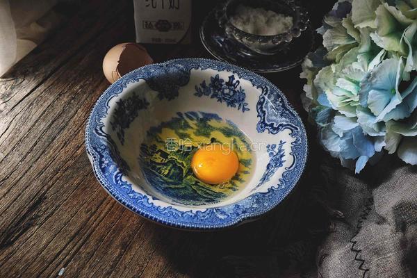 美貌早餐 抹茶面包布丁的做法图解3