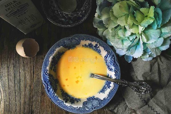 美貌早餐 抹茶面包布丁的做法图解5