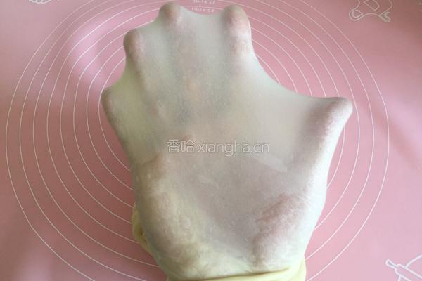 淡奶油方包的做法图解3