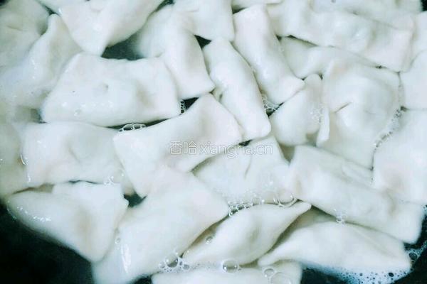 韭菜大肉水饺的做法图解15
