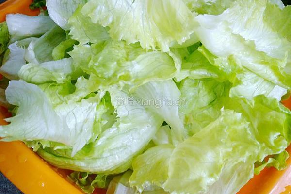 农家炒生菜的做法图解2