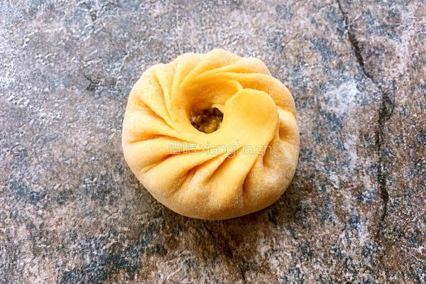 菊花包子的包法的做法图解6