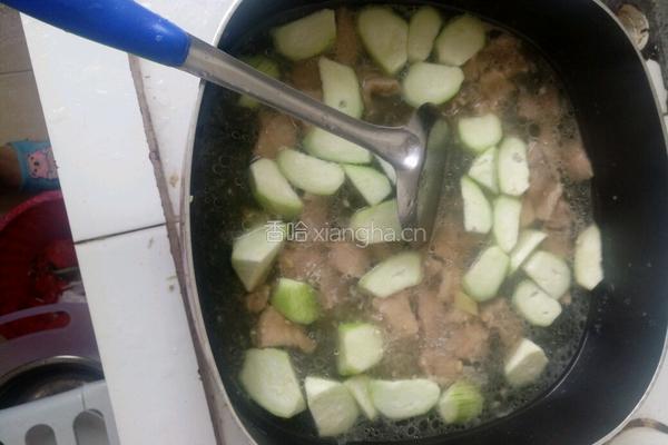 丝瓜肉片汤的做法图解6