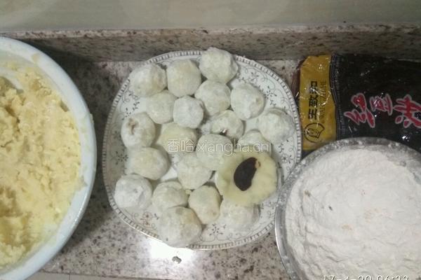 土豆泥豆沙丸子的做法图解5