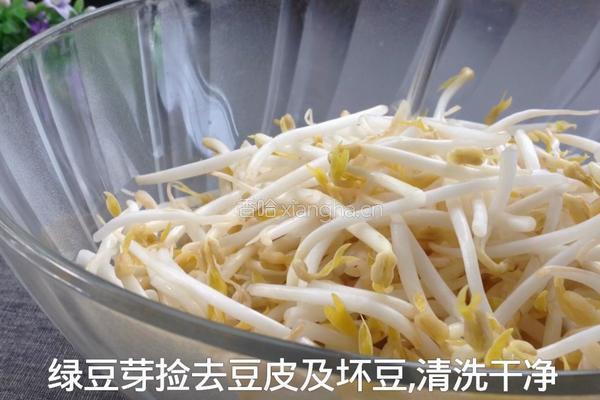 炒绿豆芽的做法图解1