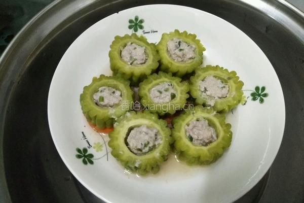 苦瓜酿肉的做法图解5