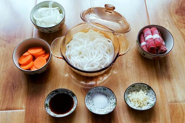 牛丼乌冬面的做法图解2