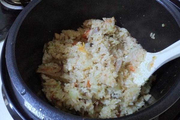 土豆腊肠焖饭的做法图解21