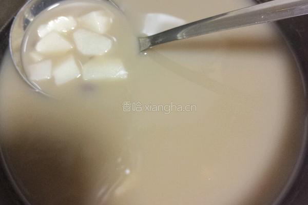 红豆山药奶的做法图解4