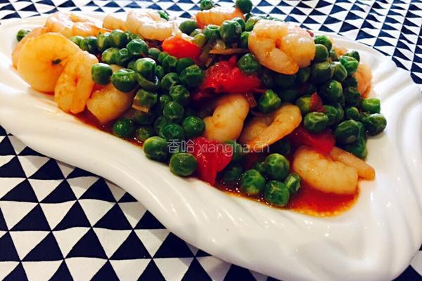 虾仁烩豌豆的做法图解13