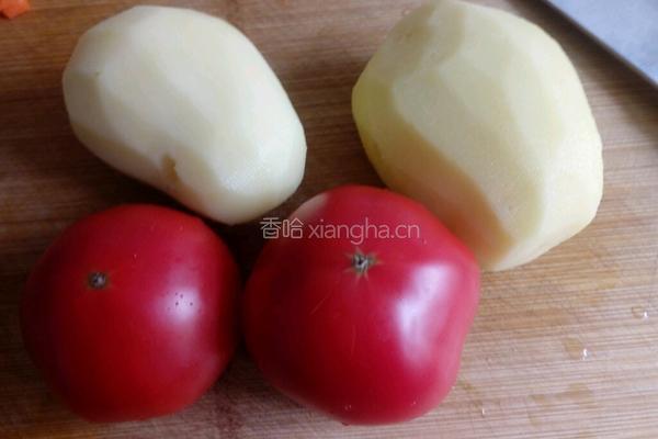 番茄土豆片的做法图解1