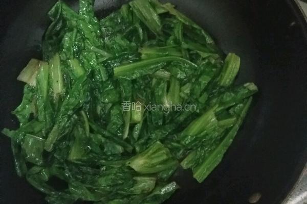 清香莴笋叶的做法图解4