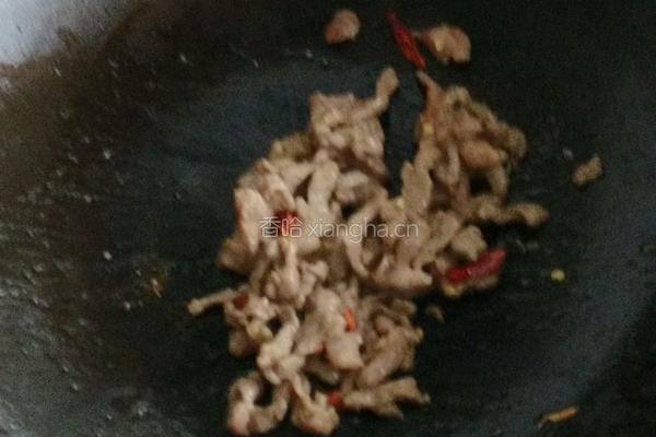 蒜苗肉丝的做法图解3