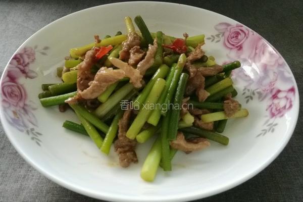 蒜苗肉丝的做法图解6