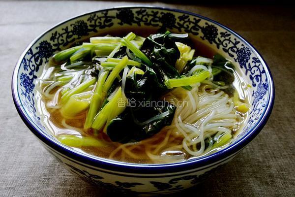 菠菜粉丝汤的做法图解5