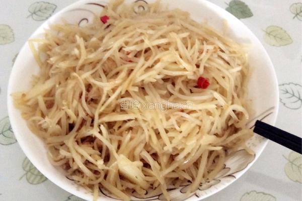 超简单的酸辣土豆丝的做法图解5