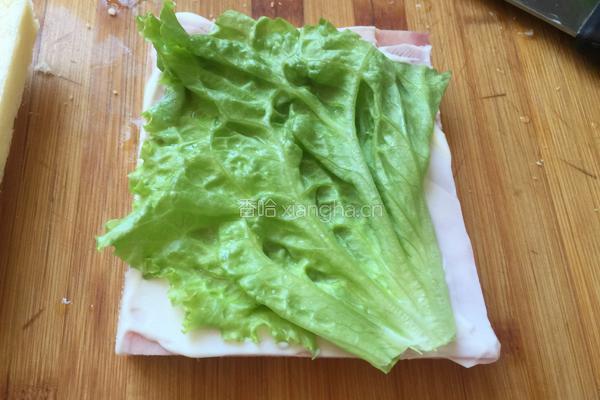 鸡蛋火腿三明治的做法图解5