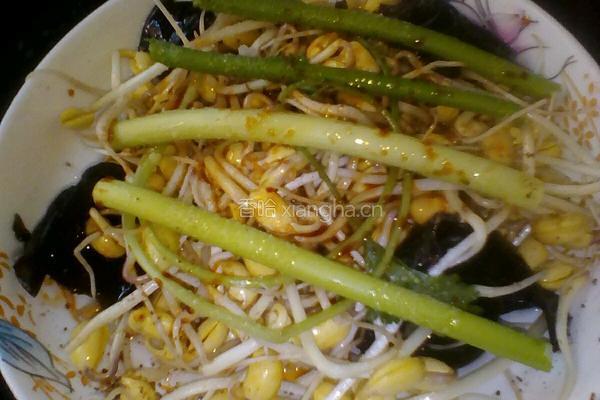 蒸黄豆芽的做法图解3
