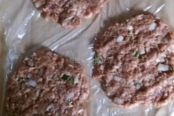 猪肉饼的做法图解4
