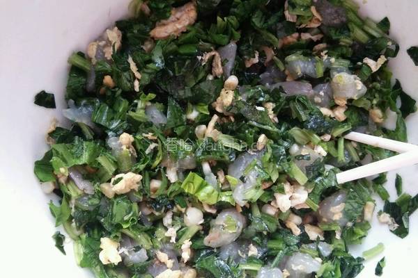 水晶菠菜虾饺的做法图解4