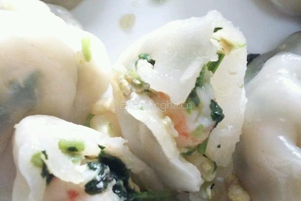 水晶菠菜虾饺的做法图解10