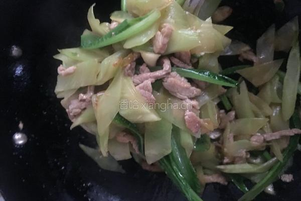 莴笋肉丝的做法图解11