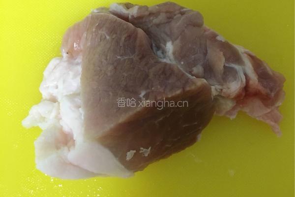 豆角肉焖面的做法图解1