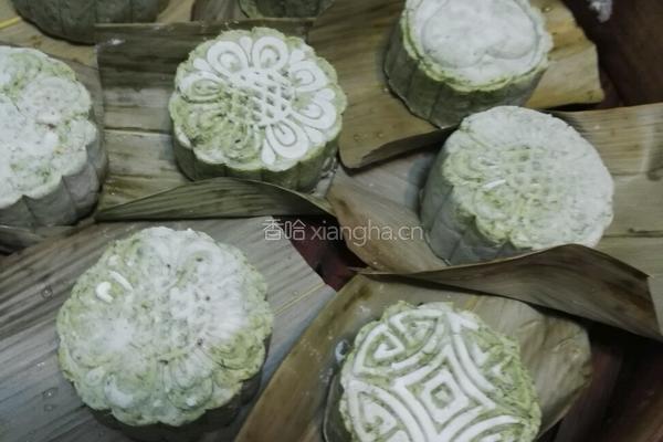 艾草月饼的做法图解6