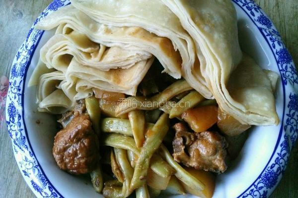 豆角烀饼的做法图解26